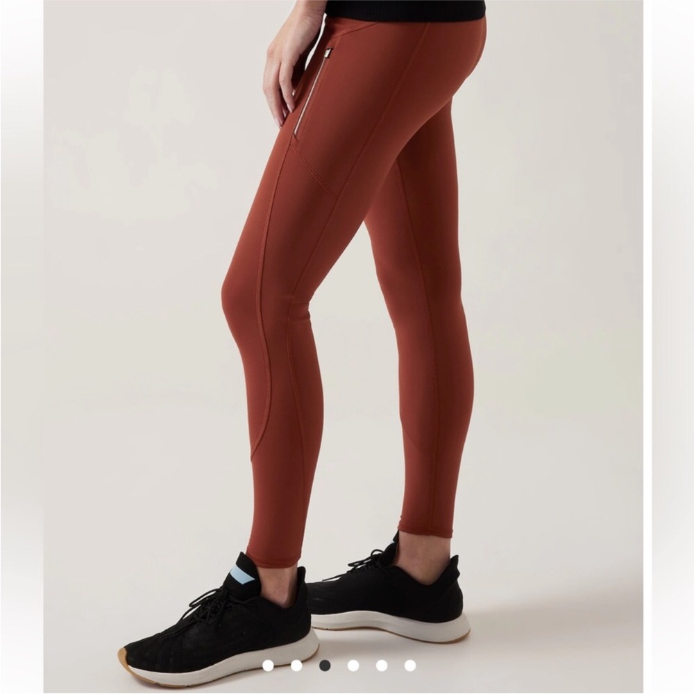 Athleta Rainer Tight in Rust